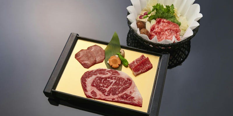 【12/1～1/3】期間限定カニ付き【雪の宴】焼肉＆すきやき食べ放題　飲み放題付き120分