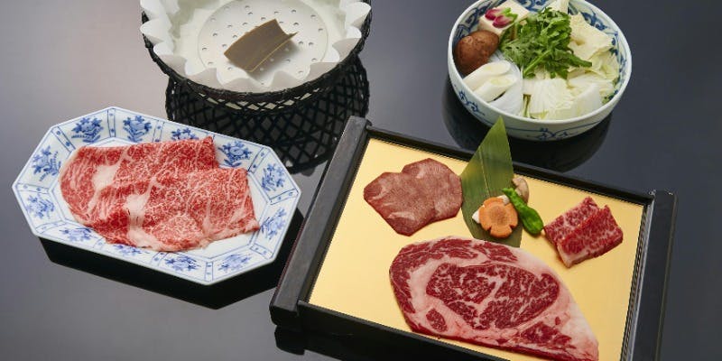 【12/1～1/3】期間限定カニ付き【雪の宴】焼肉＆しゃぶしゃぶ食べ放題　飲み放題付き120分