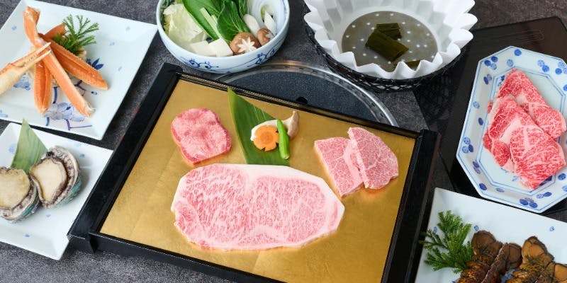 【12/1～1/3】期間限定10％OFF【松阪の宴】　焼肉としゃぶしゃぶ食べ放題　飲み放題付き120分