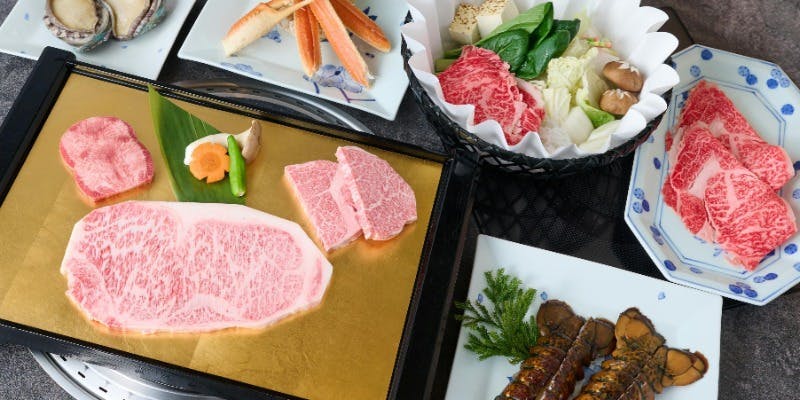【12/1～1/3】期間限定10％OFF【松阪の宴】　焼肉とすきやき食べ放題　飲み放題付き120分