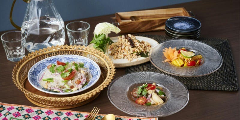 バタフライピーシェフお奨めコース＋ワンドリンク付