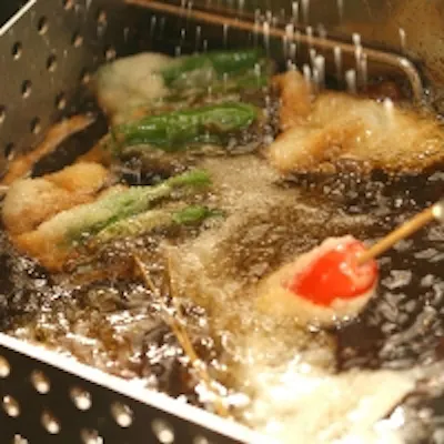 揚げたて、熱々!!
