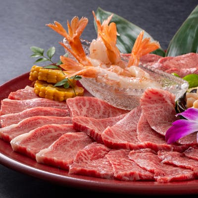 【厳選盛合せ】「将門」ほか豪華和牛盛り!海鮮・石焼きビビンバなどサイドも充実