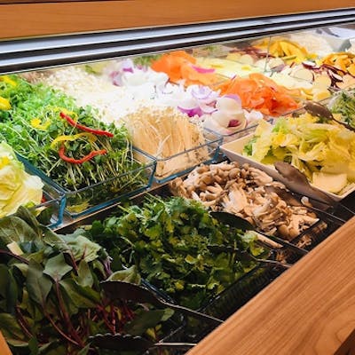 新鮮国産野菜バーをご用意!