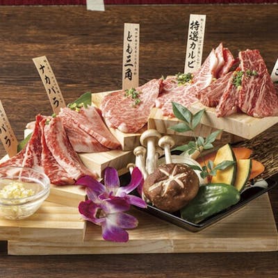 厳選された上質な肉の提供