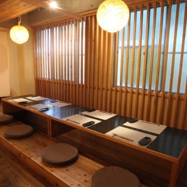 和の趣を感じる落ち着いた空間
