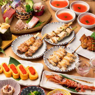 鳥尽くしのコース料理