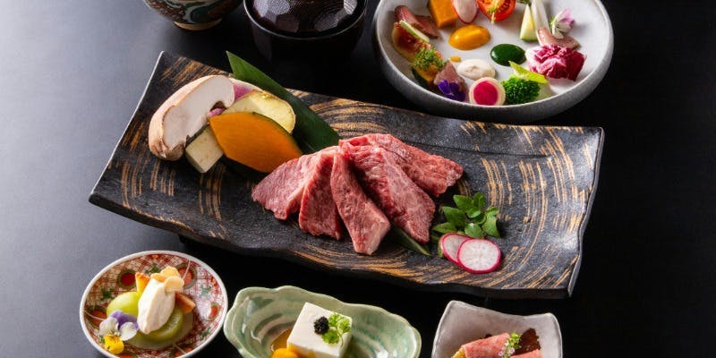 黒毛和牛 厚切り赤身肉膳