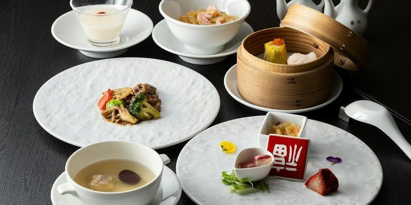 【定番ランチコース～福～】前菜・点心・蟹肉入り炒飯など全6品