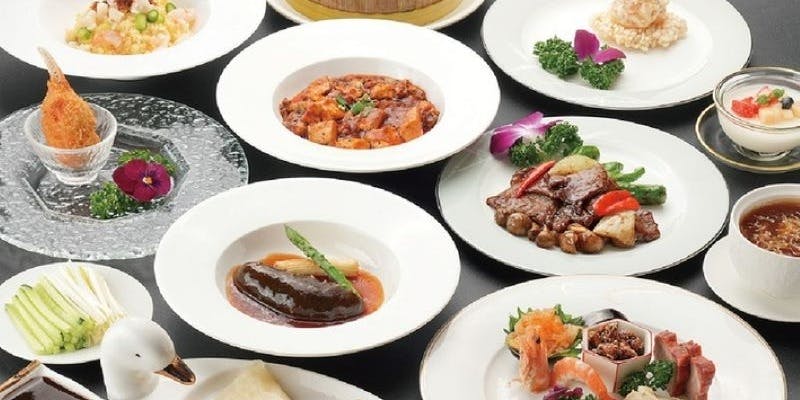 松茸入りフカヒレ姿煮や3種の茸入り魚骨煮込みスープなど全10品　春吟（しゅんぎん）コース