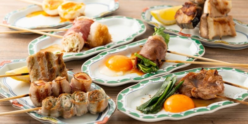 【トリカモメ名物串コース】＋120分プレミアム飲み放題