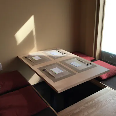 完全予約制でゆったりとしたおもてなし