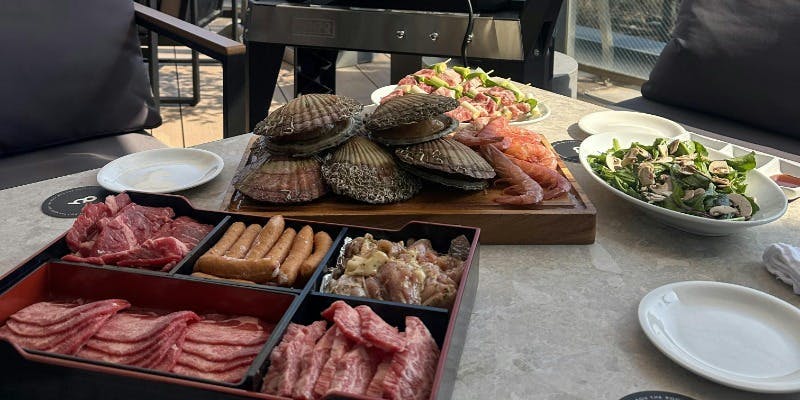 【1日2組限定】飲み放題120分付き 手ぶらBBQコース