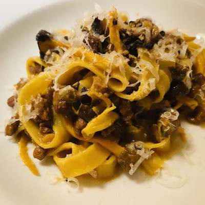 シェフ自慢の生パスタ「キタッラ」
