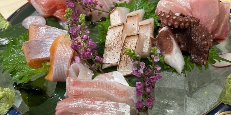 【贅沢三昧！海鮮料理と肉料理のスペシャルコース】かた野特上コース 全10品