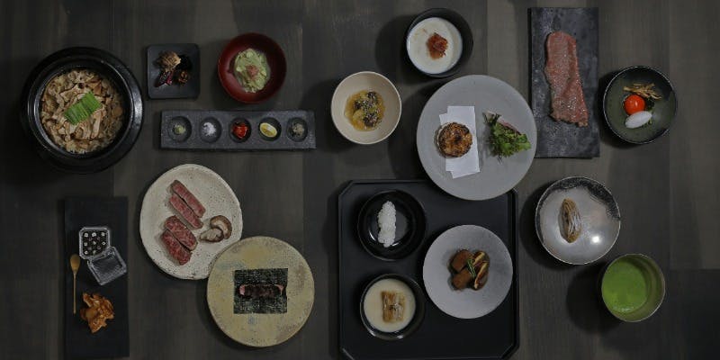 【和牛懐石 ーあきの美ー】神戸牛と近江牛を使用した懐石料理 全10品