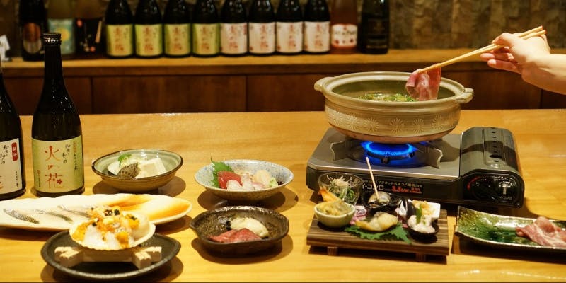 2.5時間！日本酒15種以上プレミアム飲み放題付き！火の花コース　9品＋2.5時間プレミアム飲み放題付き