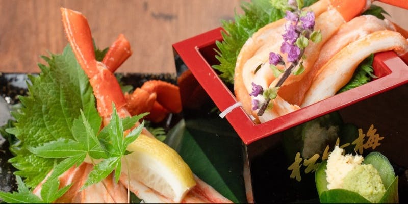 本ずわい蟹Lサイズ・寿司など77品が100分食べ放題！8,910円