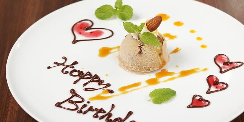 【はらみAnniversary コース】全10品＋乾杯シャンパン＋メッセージ付きデザートプレート