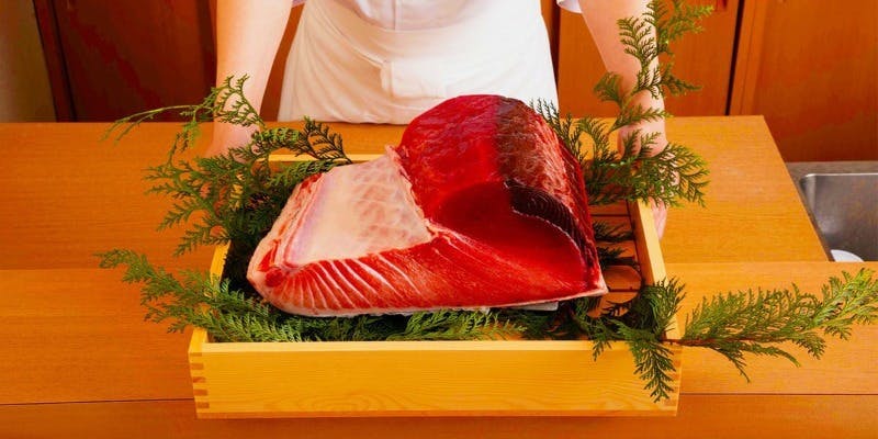 ディナー　おまかせ握りと天冨良会席【舞：雲丹の食べ比べ】