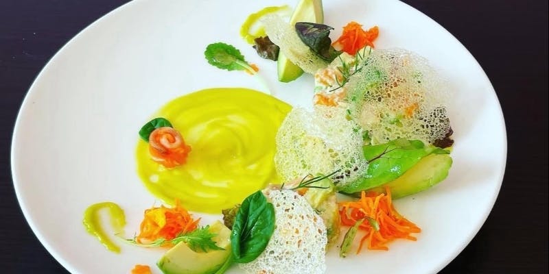 【ランチBコース】前菜、スープ、お肉のメイン、デザートなど全5品