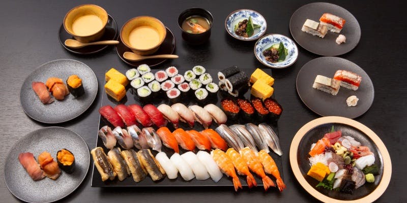 【鮨】寿司食べ放題コース