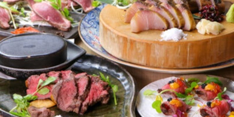 【クリスマス限定コース】熟成牛サーロイン×肉寿司／全9品＋3時間飲み放題（12/24.25限定）