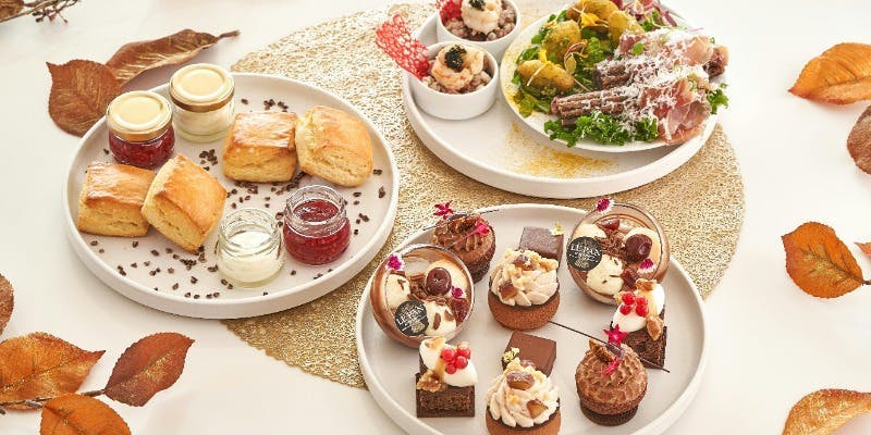 （店内席）チョコレートアフタヌーンティー＋グラスシャンパーニュ付き（店内席）