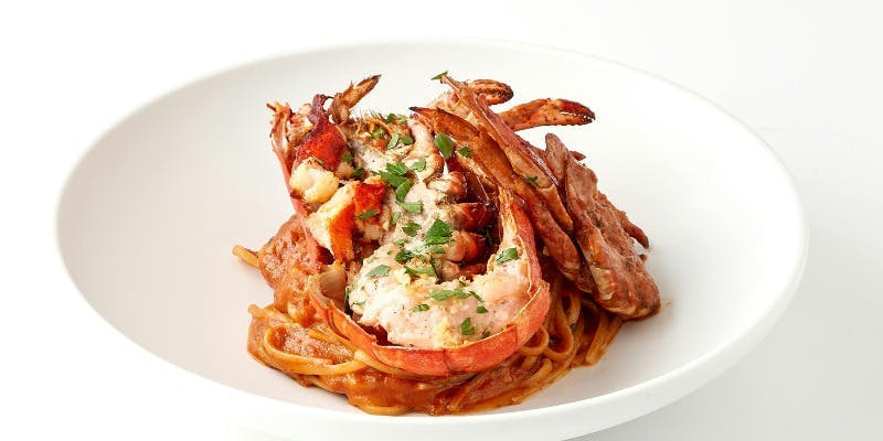 【数量限定】オマール海老と渡り蟹のパスタ×ル・パンのパン食べ放題ランチコース 全4品