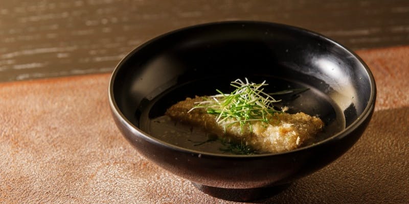 お造り付き季節の創作串10種のコース