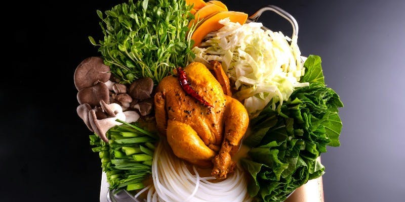 【至高のヒマラヤ鍋コース】信州の真田丸地鶏使用＋飲み放題付き！（5Fガラスのパーティルーム）