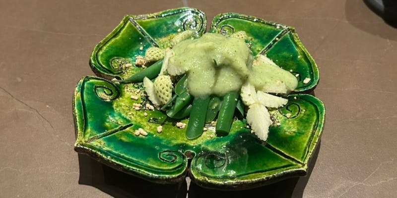 【季節のおまかせコース】野菜の魅力をお皿に表現ーisaiならではのおもてなしー