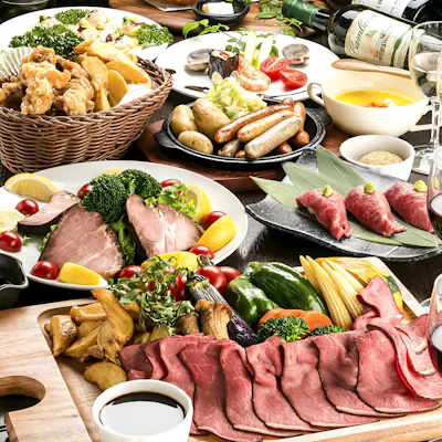 【肉×バル】熟成肉や国産和牛、新鮮魚介など、こだわりのバルメニューが充実