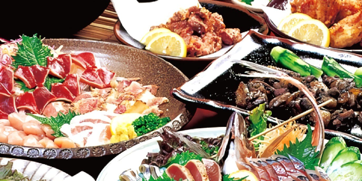 炭火地鶏全60品食べ放題と飲み放題 個室居酒屋 兜 池袋東口店 - 画像1