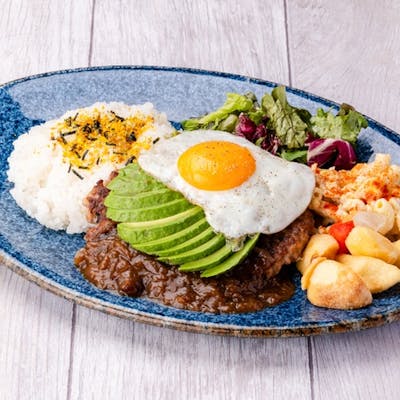 本格的なハワイアンロコフード