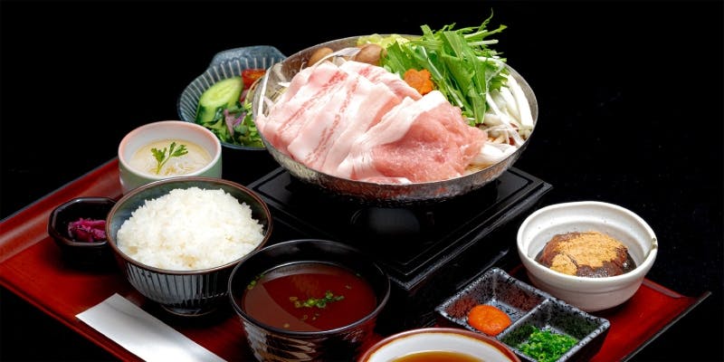 【 ランチ 】豚しゃぶ御膳