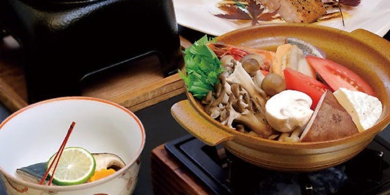 9.10.11月【旬彩コース】前菜から温物、メインは九州産ヘレステーキまで全7品（九州産特撰ヘレ100g）