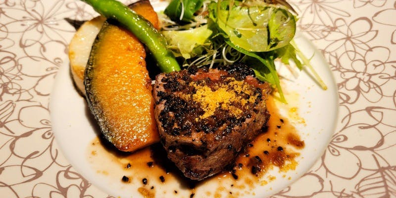 松コース14300円　全7品＋1ドリンク付き