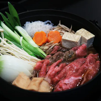 当店自慢のすき焼き