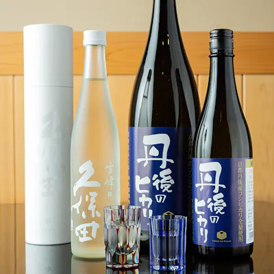 女将が厳選したこだわりの日本酒