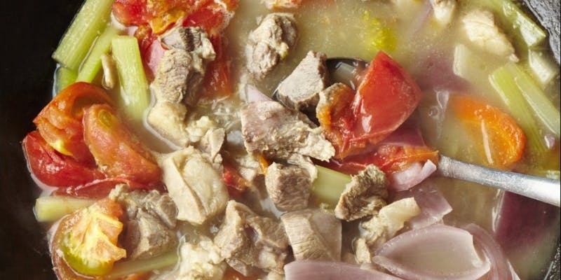 【鍋1種のコース】チントゥンヤンロウ／ラム肉と野菜の塩煮込み