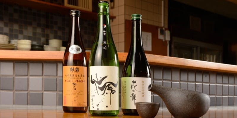 【一休限定コース】前菜5種と日本酒の飲み比べ＋日本酒3種飲み比べ（3～4月限定）