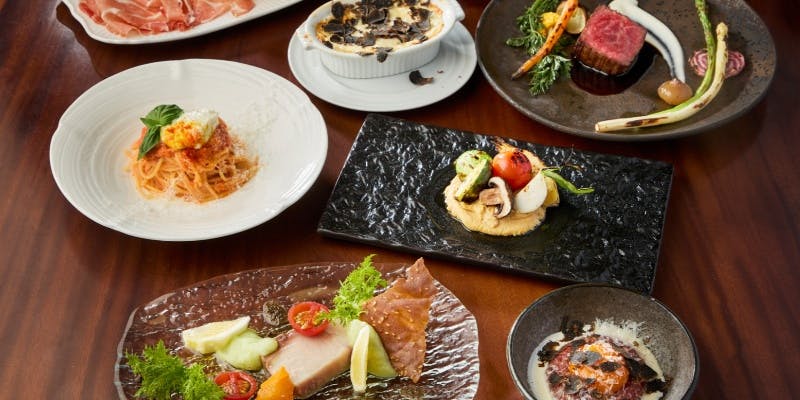 ＜全7品＞乾杯ドリンク付き！【エレガンテコース】BRIANZA OSAKAランチを贅沢に堪能！