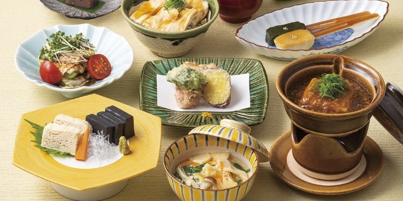 9月～【菜食ランチ】大豆と野菜を使用したヴィーガン対応の特別ランチコース 全10品