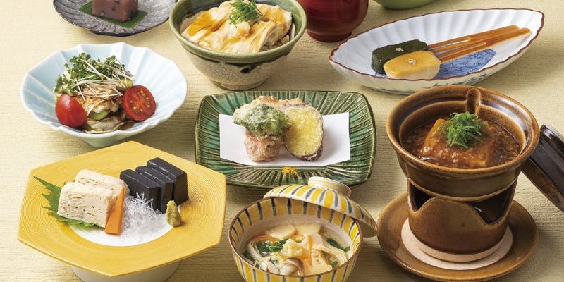 【菜食ランチ】大豆と野菜を使用したヴィーガン対応の特別ランチコース 全10品