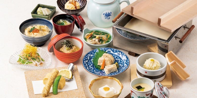 【福まめ膳】出来立てのお豆腐が味わえる豆づくし膳 全12品（平日のみ）