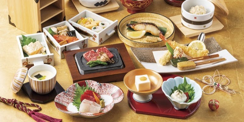  【お祝い懐石 福寿（ふくじゅ）】お祝いのお席にふさわしい華やかな懐石 全14品