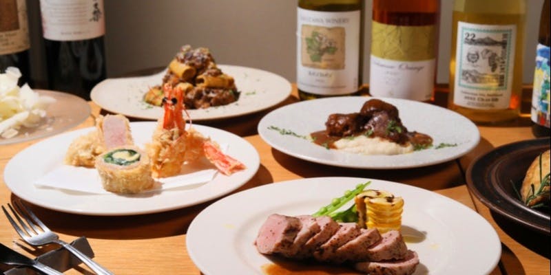 【ぶたとろのお料理を堪能】シェフおまかせコース