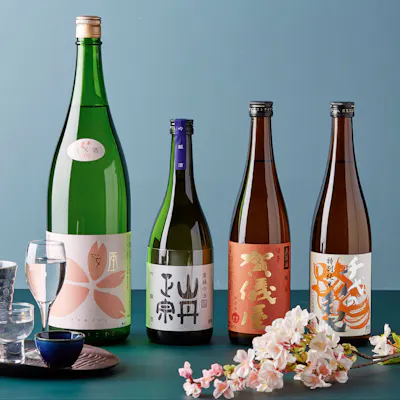 日本全国から厳選した日本酒20種とワイン60種