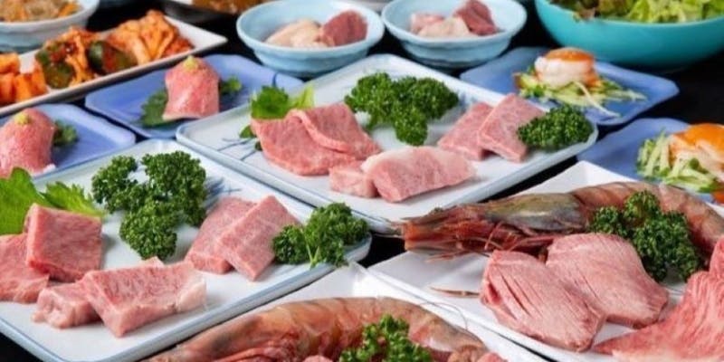 【神戸牛を堪能 大長今神戸牛会席コース】有頭エビ・希少部位等全15品＋2H飲み放題（個室確約）